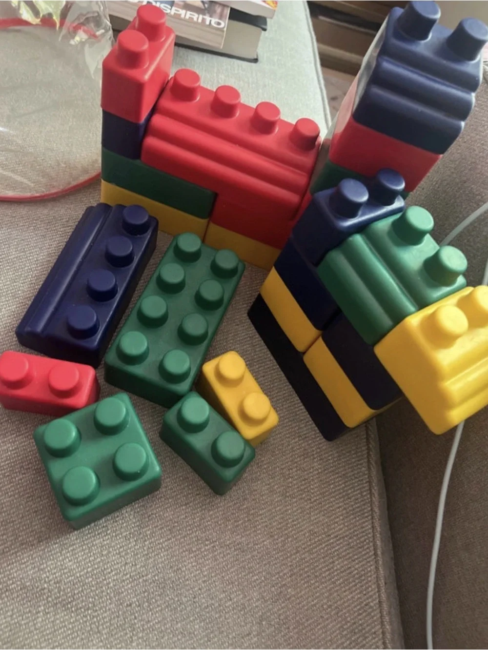 XL EduShape 25 Piece Silicone Block Set - Very Good Condition - make an offer!